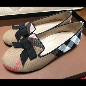 Burberry Girls' Ally ballet House Check Flats